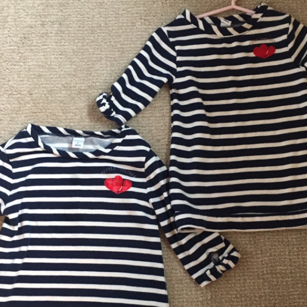 Matching sister dresses